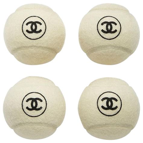 chanel tennis balls black